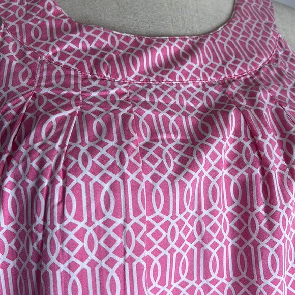 DizzyLizzy  pink white cotton summer dress - Picture 2 of 10